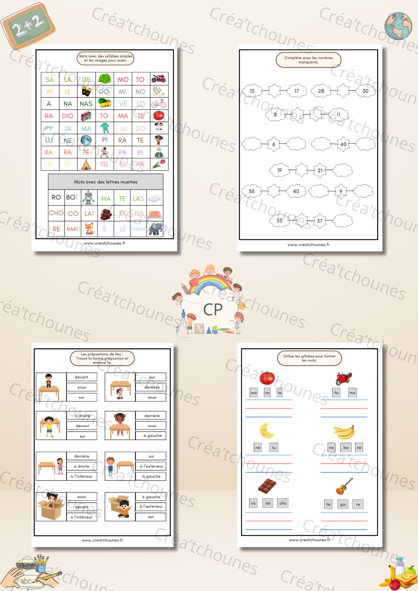 Livret d'activités: En route pour le CP.