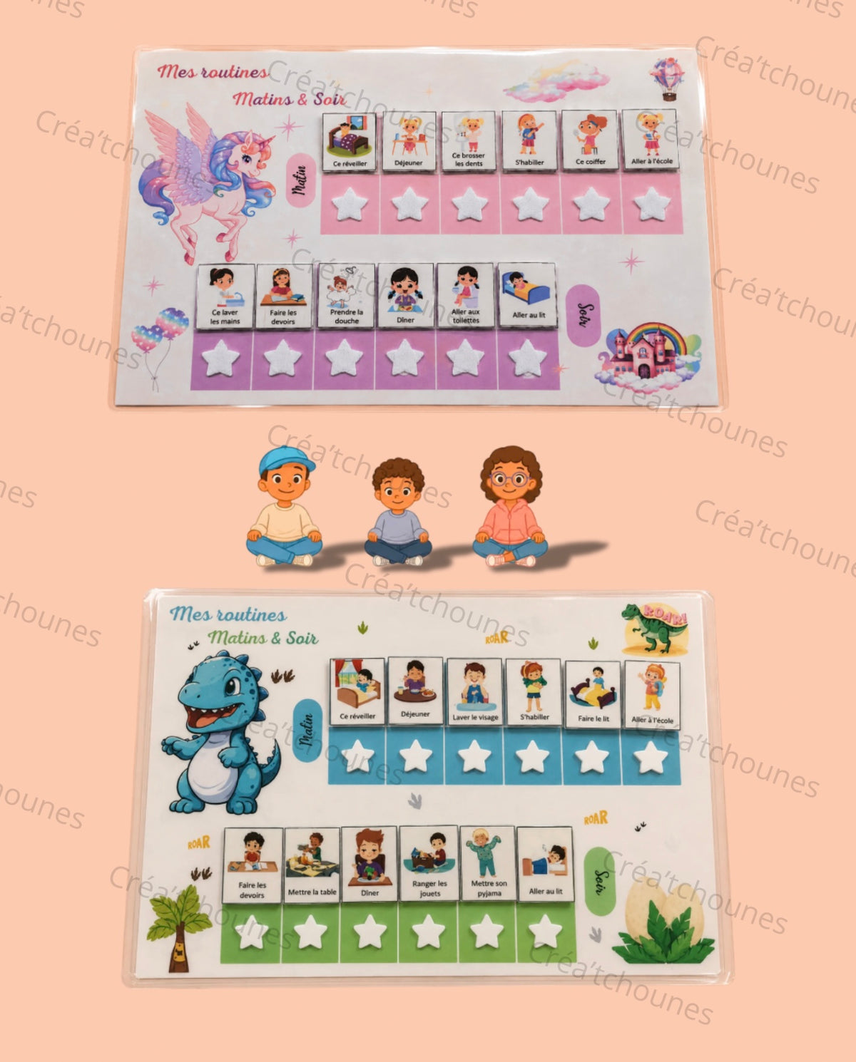 Tableau Routine de la Semaine Personnalisable