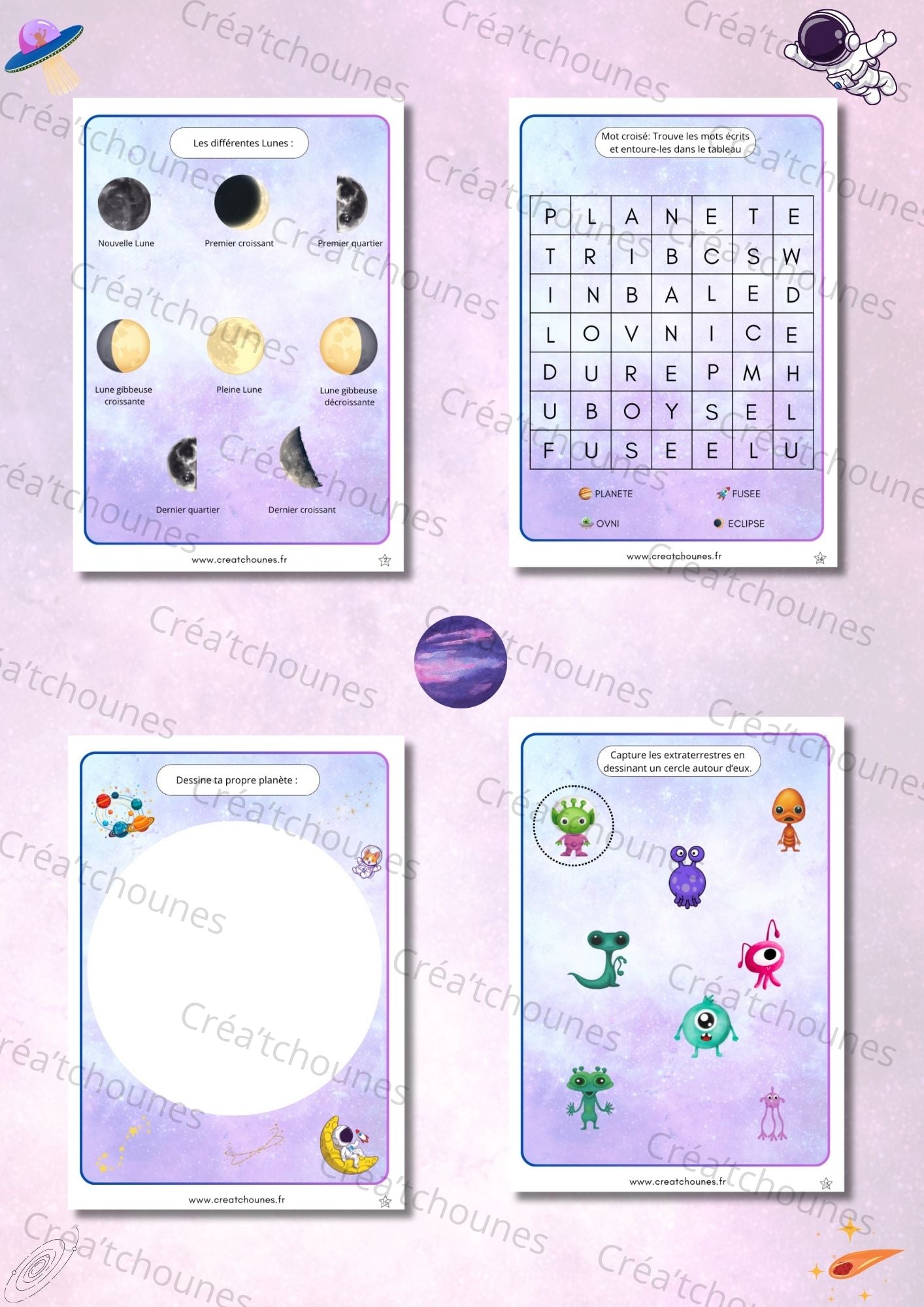 Livret d'activités : Thème L'Espace.