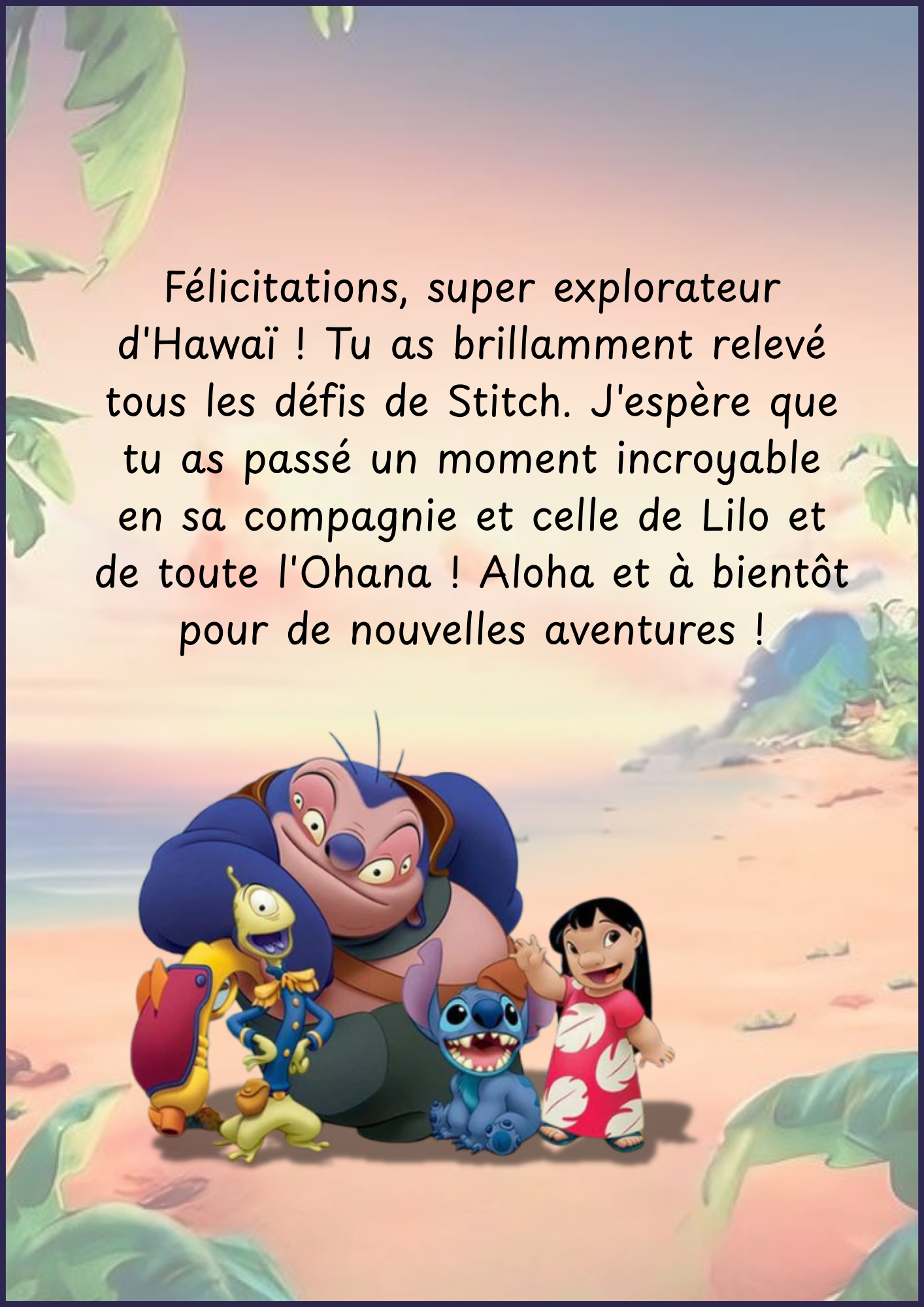 Livret d’activités Stitch – Dès 6 ans