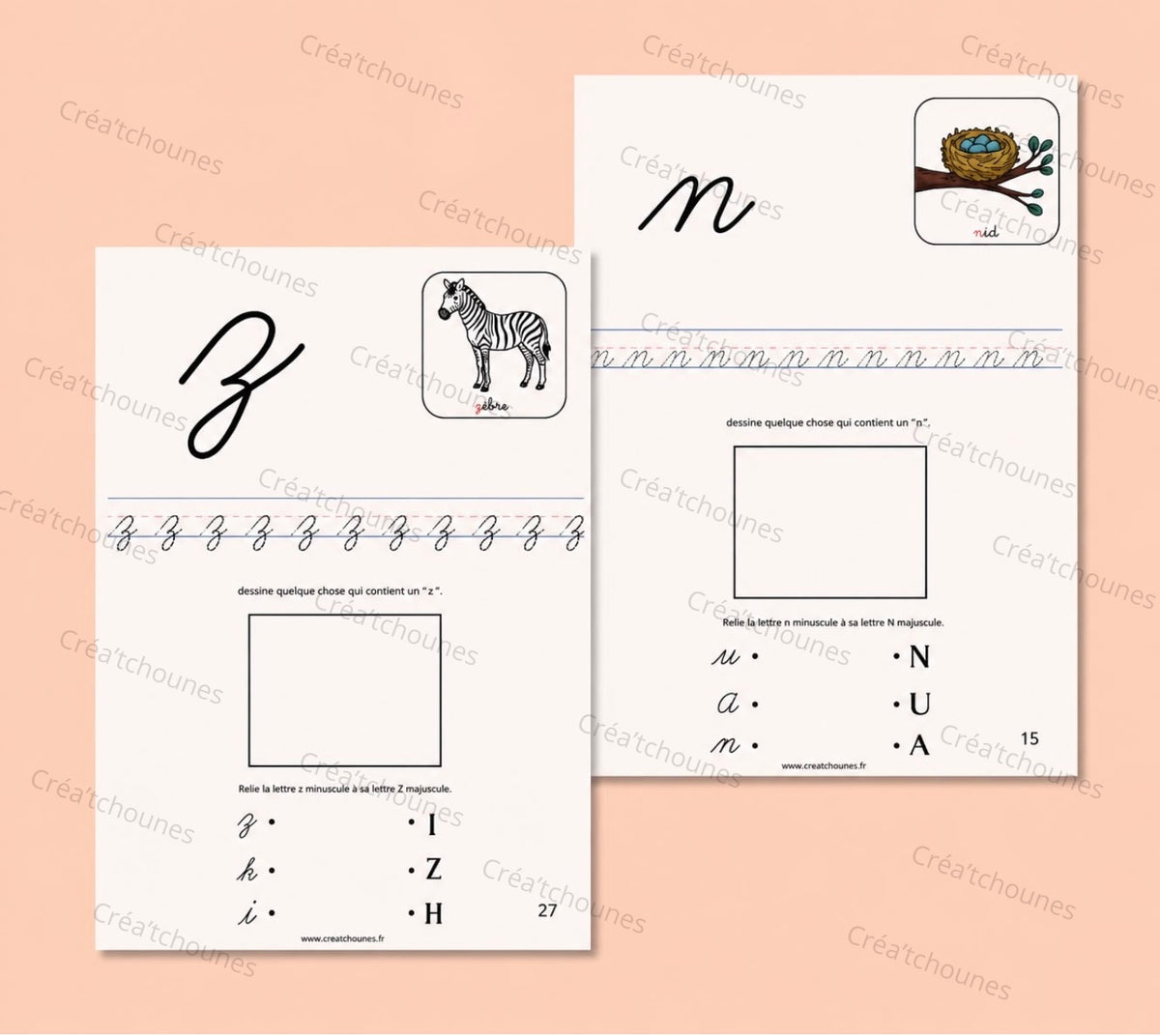 Livret éducatif – J’apprends les lettres cursives