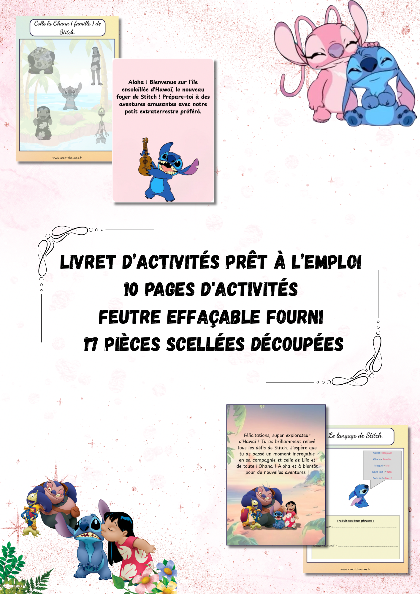Livret d’activités Stitch – Dès 6 ans