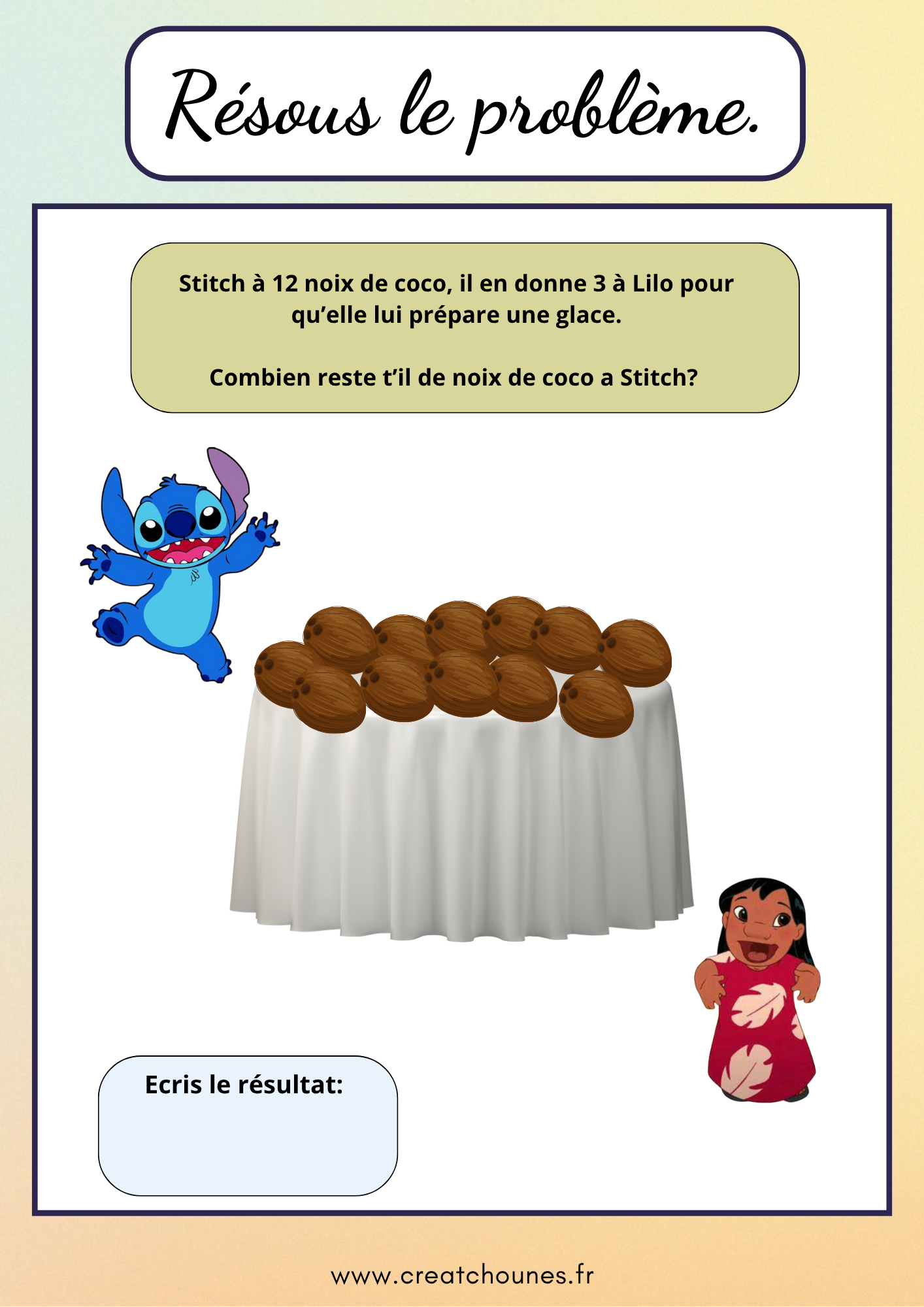 Livret d’activités Stitch – Dès 6 ans