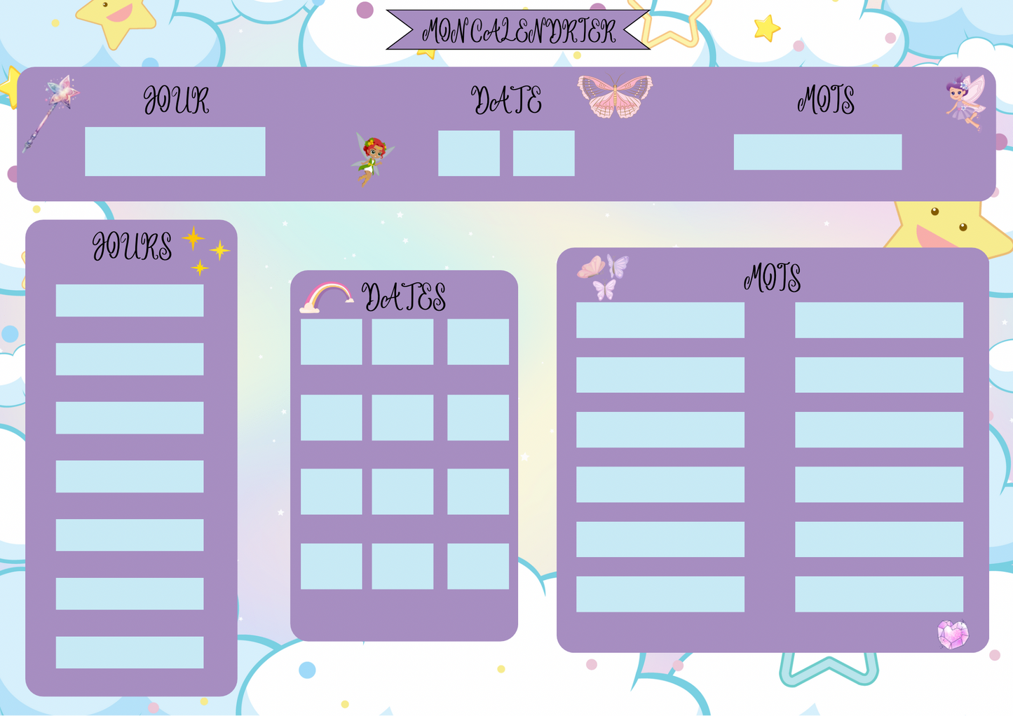 Pack promo - Mon Calendrier + Ma Météo - Lot éducatif à prix réduit ( 12€ au lieu de 16.50))