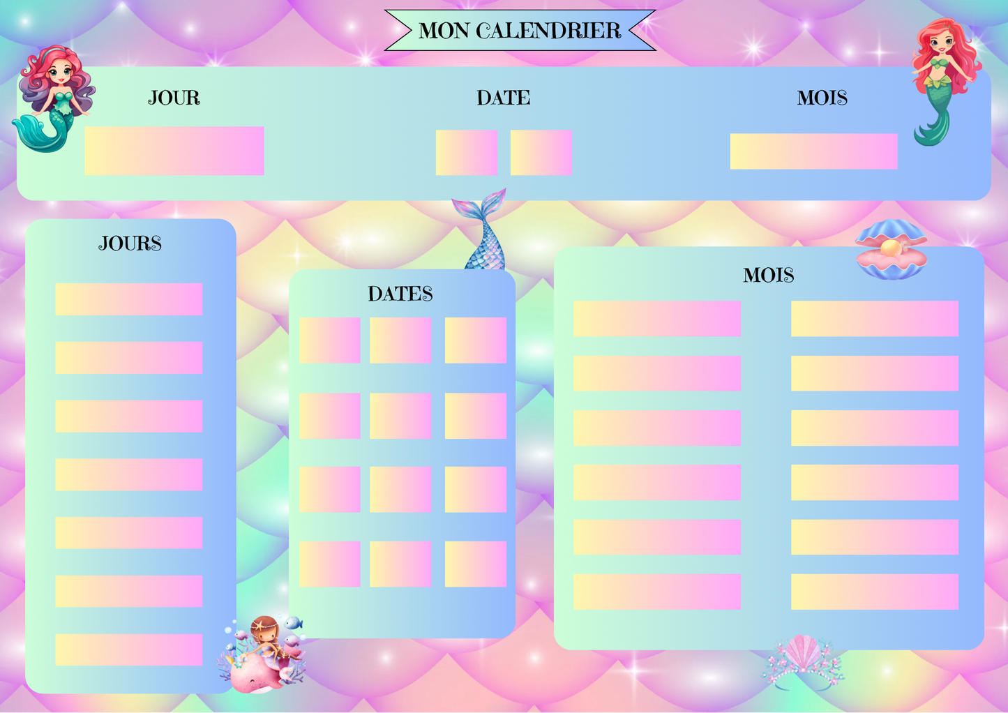 Pack promo - Mon Calendrier + Ma Météo - Lot éducatif à prix réduit ( 12€ au lieu de 16.50))