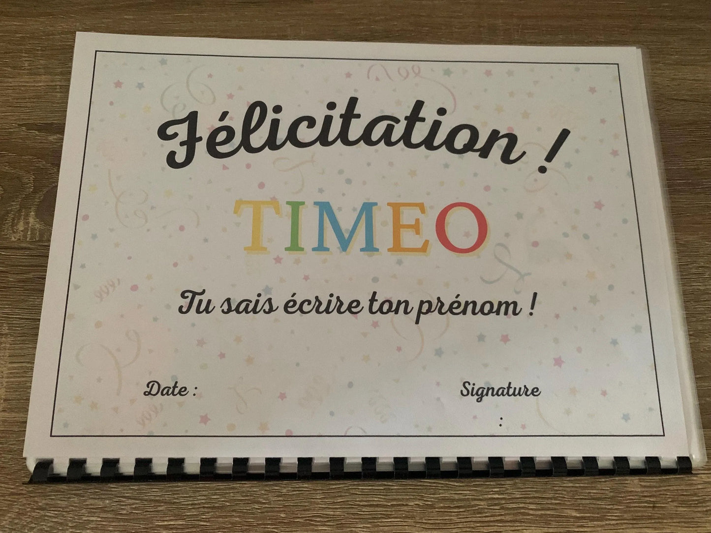 Livret Spécial Prénom - Personnalisable