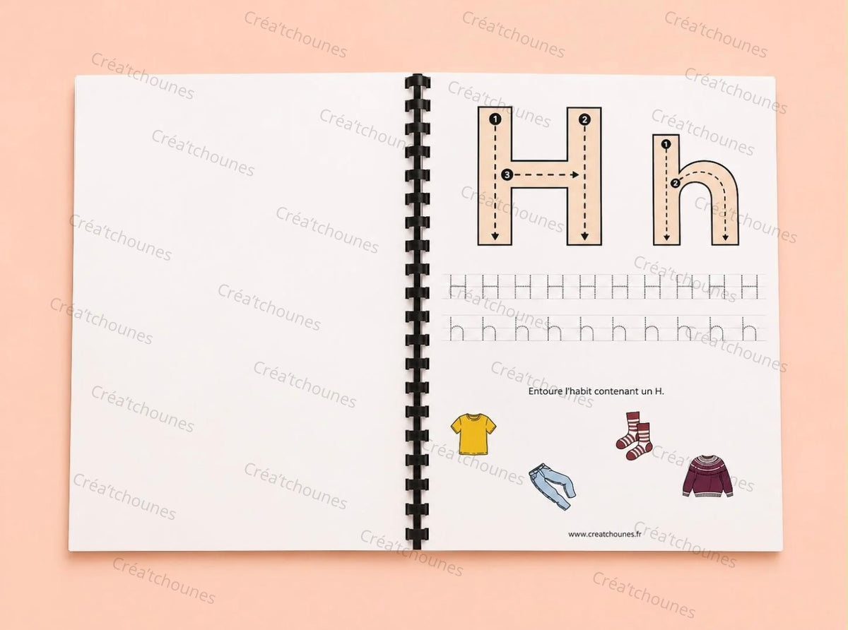 Mon livret pour maîtriser les lettres de A à Z