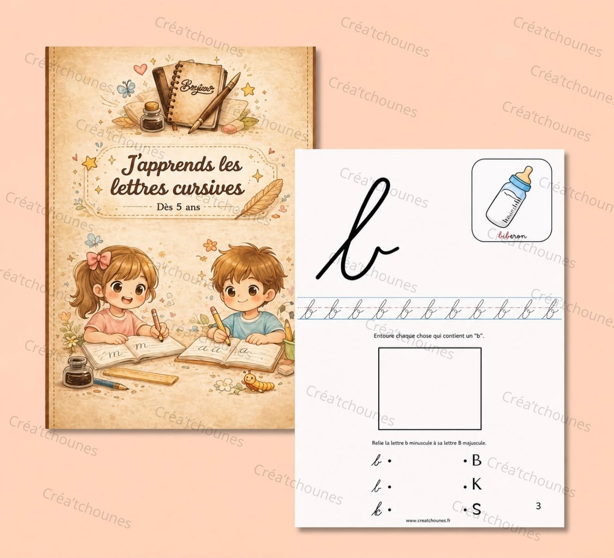 Livret éducatif – J’apprends les lettres cursives