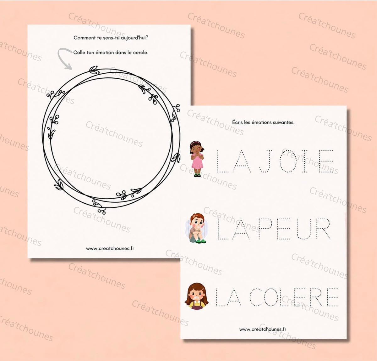 Livret d’activités Émotions pour enfants