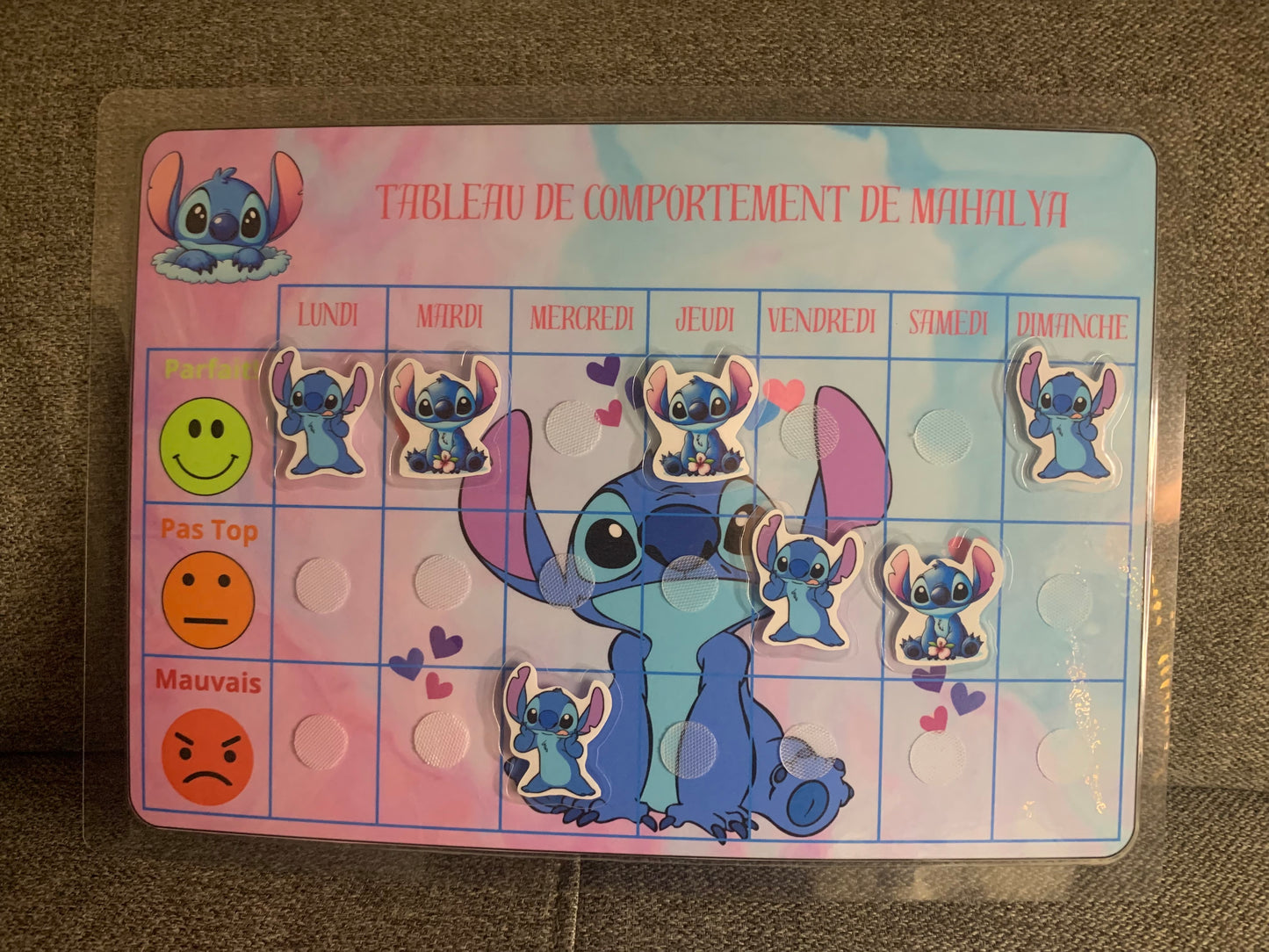 Tableau De Comportement Personnalisable.