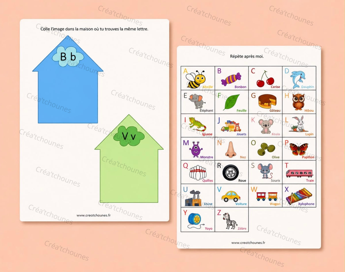Mon livret d’activités : J’apprends l'alphabet