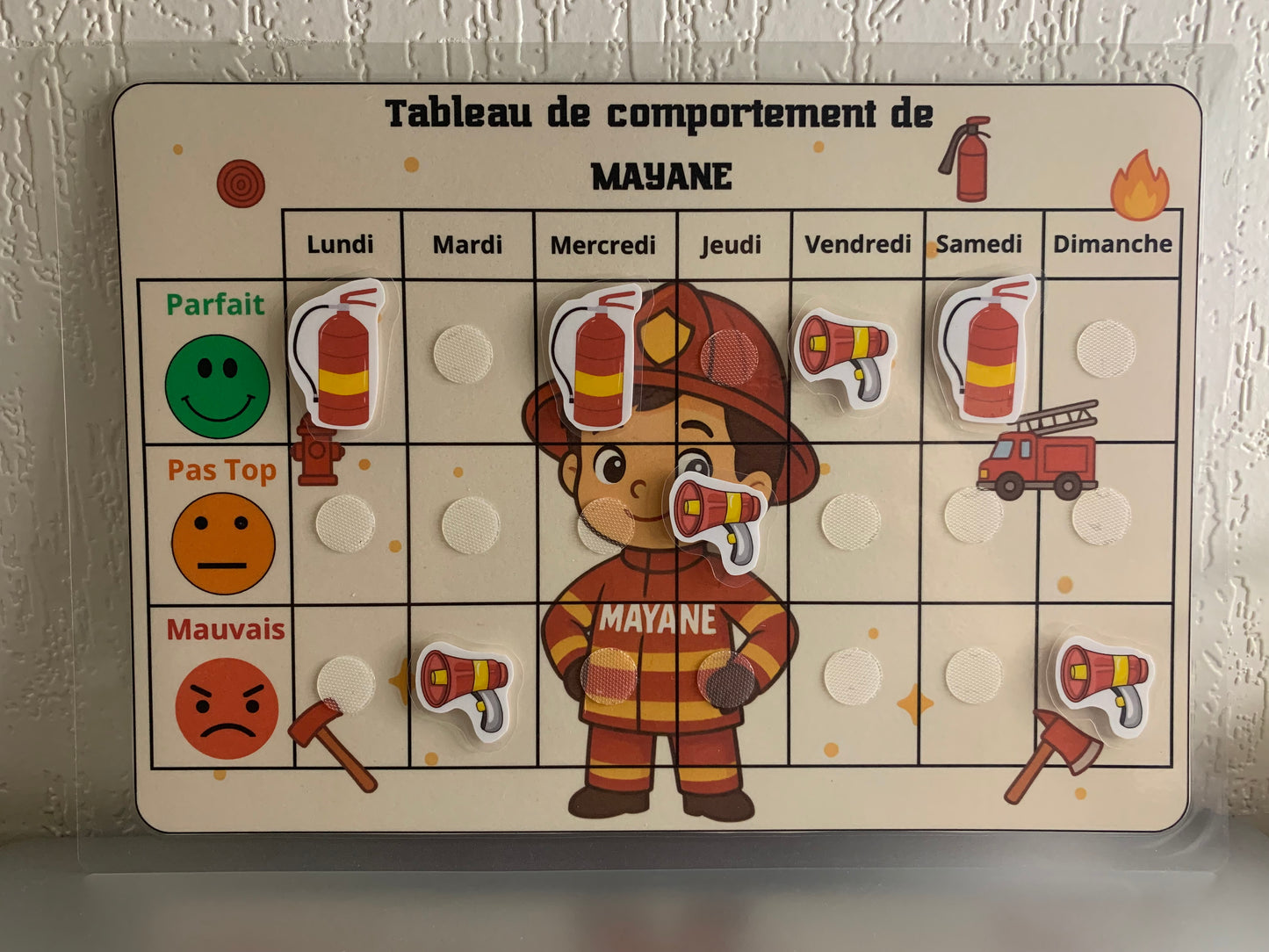 Tableau De Comportement Personnalisable.
