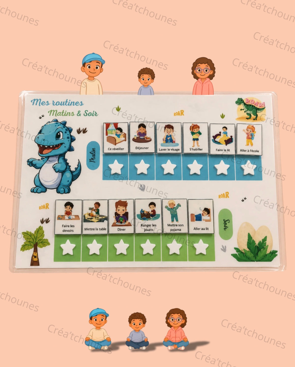 Tableau Routine de la Semaine Personnalisable